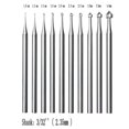 thumbnail image 2 of 10 Pcs Jewelry Setting Burr - 3/32Inch Shank Stone Setting Burs Cylinder - Cone Shape Lapidary Making Tools, 2 of 5