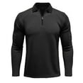 thumbnail image 1 of Blusa y camisa de manga larga con cuello vuelto para hombre, camiseta de manga larga con cuello alto y cremallera, camiseta lisa con parte inferior, blusa de manga larga con cuello vuelto, blusa para, 1 of 4