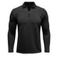 thumbnail image 2 of pstuiky manga larga de hombre, Camiseta de manga larga con cuello alto y cremallera para hombre, blusa lisa con cuello vuelto y manga larga top de hombre xxl, 2 of 5
