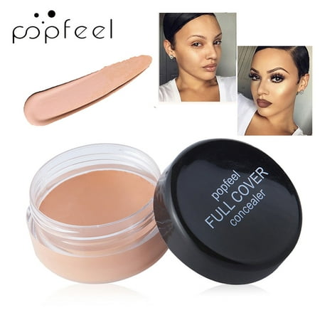 Pro Full Coverage Concealer Women Foundation Contour Cover Eye Face Makeup Cosmetic (Best Full Coverage Powder Foundation Makeup)