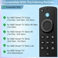 thumbnail image 2 of Remote Control Replacement Compatible with Fire Series Smart TV 4K, Cube (1st Gen/2nd Gen/3rd Gen), FireStick (4K Max/2nd Gen/Lite) Voice, 2 of 4