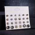 thumbnail image 4 of Youkk 12 Pairs Rhinestones Claw Earrings Women Stud Earring Set Ear Clip Pin Set Girls Jewelry Holiday Gift, 4 of 7