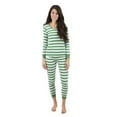 thumbnail image 6 of Leveret Womens Two Piece Cotton Pajamas Colorful Stripes L, 6 of 7