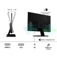 thumbnail image 4 of XGaming 24 Inch Monitor, FHD 100Hz 1080P, IPS 16:9 Frameless Computer Monitor, 99% sRGB, Low Blue Light Eye Care, FreeSync, PC Screen Built-in Speakers, HDMI VGA Display, VESA, Tilt Adjustable, Black, 4 of 4