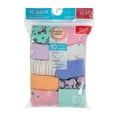 thumbnail image 2 of Wonder Nation Toddler Girl's Hipster Underwear, 10-Pack, Sizes 2T-3T, 2 of 24