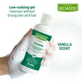 thumbnail image 7 of Medline Remedy Clinical Hydrating No-Rinse Shampoo & Body Wash, 4 oz, Vanilla Scented, 48 Count, 7 of 7