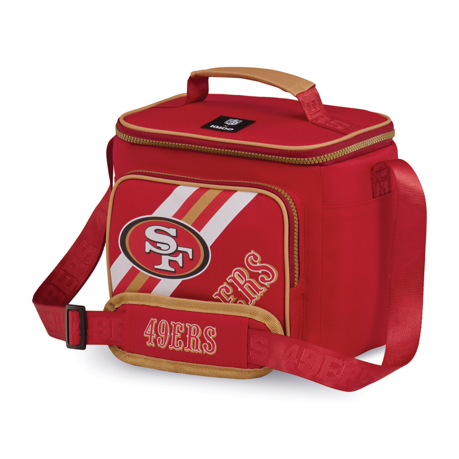 IGLOO  San Francisco 49ers Square Lined 4-Pack Cooler