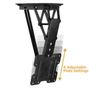 Mount-It! Motorized Ceiling TV Wall Mount | Fits 32-55 TVs | Remote Included