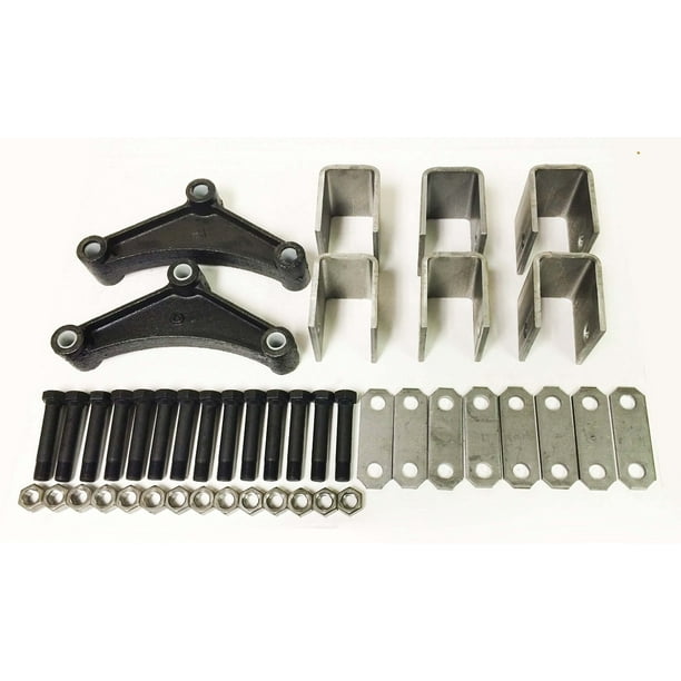 Trailer Leaf Spring Hanger Kit for Double Eye Springs Tandem Axle