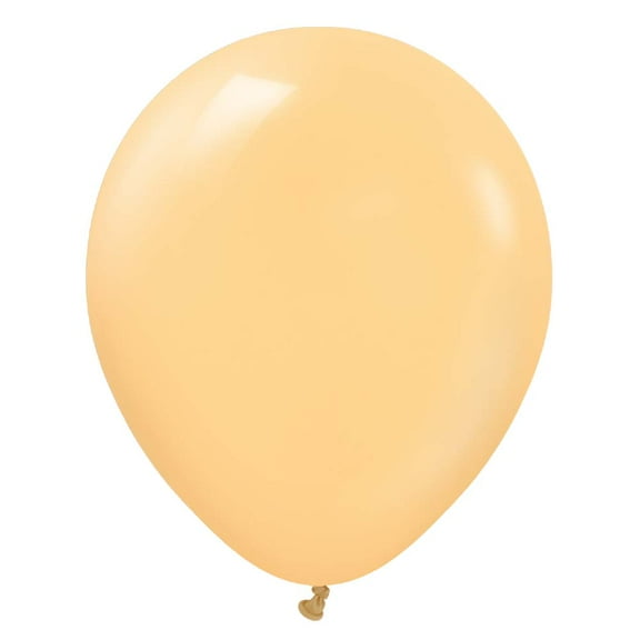 12 inch Kalisan Standard Peach Latex Balloons (10 Pack) - Party Supplies Decorations