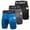 Light Blue&Gray&Black, variant on Amdohai 3 Pack Men Sports Shorts Active Workout Underwear with Pocket