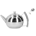 thumbnail image 2 of Teapot, 2L Teapot Made Of Stainless Steel Coffee Pot With Removable Infusion Filter For Brewing Loose-Leaf Tea, 2 of 7