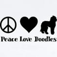 thumbnail image 2 of CafePress - Peace, Love, Doodles Baby Light Bodysuit - Baby Light Bodysuit, Size Newborn - 24 Months, 2 of 4
