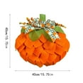 thumbnail image 4 of EUDIDV Home Decor Items Cloth Art Simulation Harvests Halloween Wreath Creatives Door Pumpkin Autumns Garden Decoration Decorative Accessories, 4 of 4