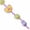 Flower & Heart Mix, variant on John Bead Super Cute Acrylic Purple Bear Mix 5" Bead Strand