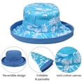 thumbnail image 2 of Bucket Sun Hat Cute Cap for Women Fashion Fold-up Brim Packable Summer Beach by Solaris, 2 of 6