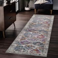 thumbnail image 4 of 596171 Calian Vintage Patchwork Boho Chic Faded Area Rug Runner 2'2" x 10', 4 of 9