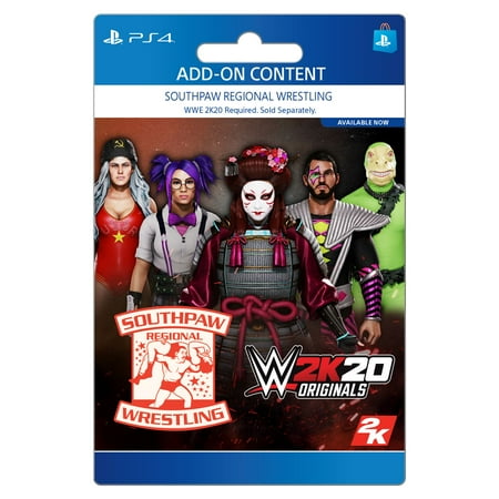 WWE 2K20 Originals: Southpaw Regional Wrestling, Take Two, Playstation [Digital Download]