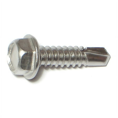 

#14-14 x 1 410 Stainless Steel Hex Washer Head Self-Drilling Screws