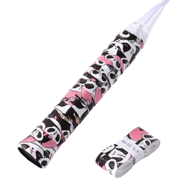 Badminton Racket Handle Cover Nonslip Racket Grip Cartoon Racket Tennis W1A