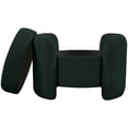 thumbnail image 4 of Meridian Furniture Horizon Green Boucle Fabric Ottoman, 4 of 8
