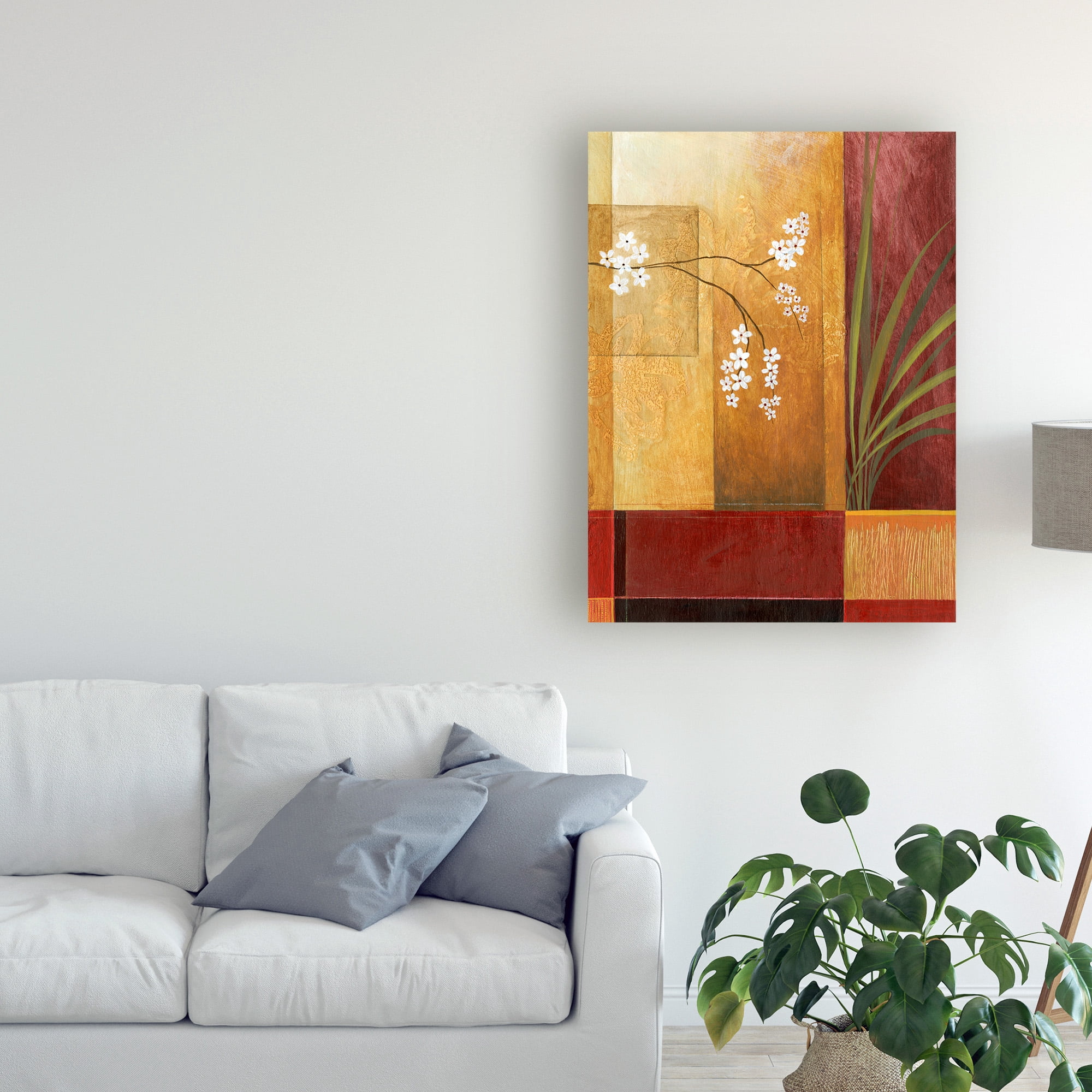 Trademark Fine Art 'Palm On Right' Canvas Art by Pablo Esteban
