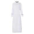 thumbnail image 2 of Bata de uniforme de sacerdote de manga larga de Halloween para mujer, disfraz de Cosplay para escenario, abrigo, chaqueta informal de manga larga sin capucha Fridja  hkj350, 2 of 9