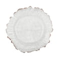 thumbnail image 6 of Clear Charger Plates, 25 Pieces of Plates Flower Shape Gold Table Charger Plates, Dinner Charger Plates PS, 6 of 23
