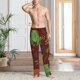 thumbnail image 2 of Fotbe Frogs and Mushrooms Pantalones de Pijama para Hombre, Pantalones de Dormir, Pantalones de Casa con Cintura Ajustable y Bolsillos-Small, 2 of 6