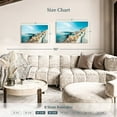 thumbnail image 4 of Elephant Stock Oia Santorini Greece Wall Art - Horizontal Canvas Wall Art - Living Room Wall Decor - Places Canvas - Turquoise And White Decor - 30" x 20", 4 of 8