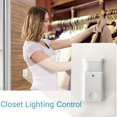 thumbnail image 3 of PENGX 1/10pcs Motion Sensor Light Switch  Neutral Wire Required  PIR In Wall Sensor Switch  Occupancy Sensor Light Switch 150W LED/CFL  1/4HP  Wall Plates Included  White, 3 of 6