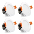 thumbnail image 2 of Éclairage Encastré à DEL de 2 Pouces, Downlight à DEL à Intensité Réglable de 3 W, Luminaires de Rénovation Blanc Chaud 3000 K, Plafonnier Rond Moderne à DEL avec DEL D, 2 of 7