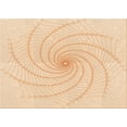 thumbnail image 1 of Ahgly Company Machine Washable Indoor Rectangle Transitional Orange Area Rugs, 3' x 5', 1 of 7