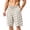 Khaki, variant on Mens Beach Shorts Lightweight Hawaiian Shorts with Pockets Drawstring Closure Vacation Shorts for Summer Seaside
