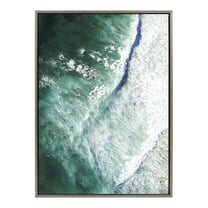 Kate and Laurel Ocean Framed Painting, 28 in x 38 in