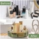 thumbnail image 4 of Organizador de maquillaje INVSSENE, giratorio 360°, 1 nivel, verde, 4 of 6