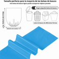 thumbnail image 2 of 3 volúmenes de pequeñas bolsas de basura 60 duraderas 4 galones bolsas de basura pequeñas Oficina Familiar Cocina Baño dormitorio Bolsillo de basura interior (azul), 2 of 6