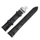 thumbnail image 5 of Correa de reloj de piel de vaca Unique Bargains Negro 20mm, 5 of 7