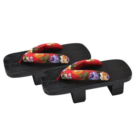 

Frcolor Clogs Slippers Japanese Shoes Sandals Wooden Geta Flops Traditional Japan Summer Platform Men Cosplay Flop High Heel