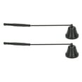 thumbnail image 1 of 2PCS Candle Snuffer with Long Handle Bell Shape Metal Flame Snuffer Cover Wick Extinguishing Tool Black, 1 of 22