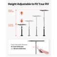 thumbnail image 3 of VEVOR RV Slide Out Support Jack, 2 PCS Camper Slide-Out Leveling Jack, Powder-Coated Steel Support Jacks for RV, Camper, Travel Trailer, Supports Up to 1000lbs, Adjustable from 21.3 inch to 48 inch, 3 of 9