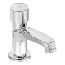 SCOT Metering Lavatory Faucet in Polished Chrome (0.5 GPM)