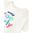 thumbnail image 5 of Garanimals Newborn & Baby Boy Cotton Lap-Shoulder Short-Sleeve Bodysuit, Sizes 0–24M, 5 of 9