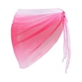 thumbnail image 2 of Delconic Sheer Chiffon Sarong Wrap Skirt Lightweight Beach Cover Up Semi Transparent Flowy Swimwear Accessory for Women, 2 of 6