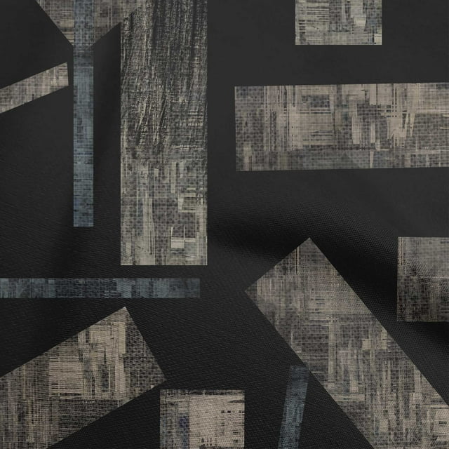 oneOone Rayon Dusty Gray Fabric Abstracts Sewing Craft Projects Fabric Prints By Yard 56 Inch Wide