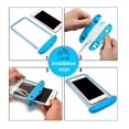 thumbnail image 4 of Funda Impermeable para Teléfono Inteligente Brillar Azul para iPhone 14 Plus 14 13 Pro Max 12 11 XS XR X 8 Samsung S20 S10 S9 Huawei P30 P20 hasta 7.0, 4 of 5
