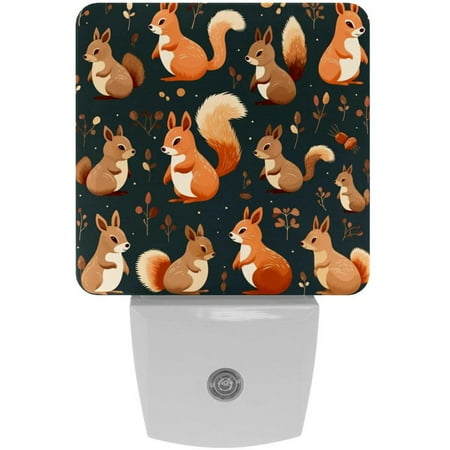 

Squirrel LED Square Night Lights - Elegant and Energy Efficient Lighting Solutions for Every Room - for Bedrooms Bathrooms and Hallways