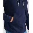 thumbnail image 5 of Hanes Men's Originals Hoodie Lightweight Hooded Sweatshirt Henley Collar Sizes S-3XL, 5 of 7