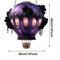 thumbnail image 3 of Hot Air Balloon Sun Catcher - Stained Glass Style Acrylic Hanging Decor - Outdoor/Indoor Waterproof Ornament for Windows, Garden & Patio - Colorful Light Catcher Gift, 2D, 3 of 6