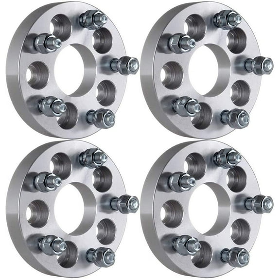 ECCPP 4X 5x100mm to 5x112mm Wheel Spacers Adapters 1 inch 57.1mm H.B 5 lug wheel spacer fits for Subaru Forester Legacy Outback Impreza with Conversion Studs 12x1.5